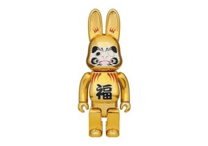 R@BBRICK Daruma Gold Plated 400%
