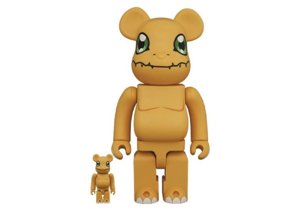 BE@RBRICK Agumon 100% & 400%